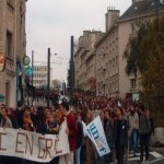 Manifestation tudiant le 20 novembre 2003 photo n13 